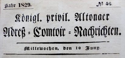 adress comtoir nachrichten